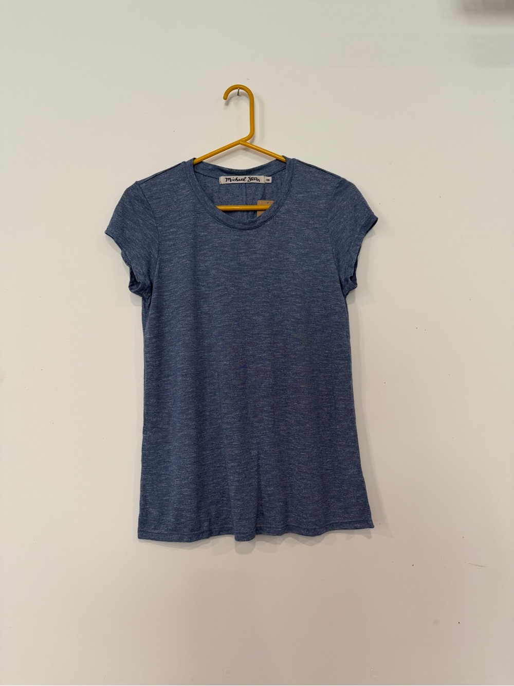 Michael Stars Brooklyn Jersey Heathered short sleeve crew neck